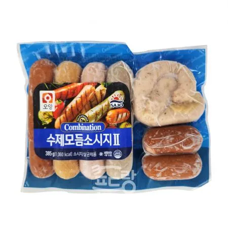 ★특가 모듬소시지[사조,6종수제모듬소세지]385G 직접 인수 불가 시 [아이스박스] 필수구매 이미지