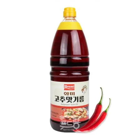 고추맛기름[화미,고추기름]1.8L 이미지