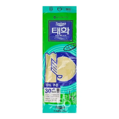 고무장갑[태화,꽃밴L,아이보리,식품용]10EA 이미지