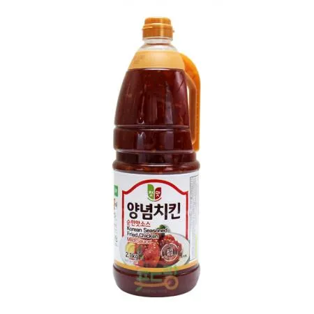 치킨양념소스[청우,첫맛,통닭소스,순한맛] 2.1kg