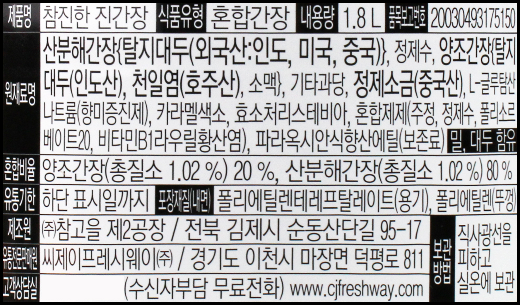 상품정보제공고시