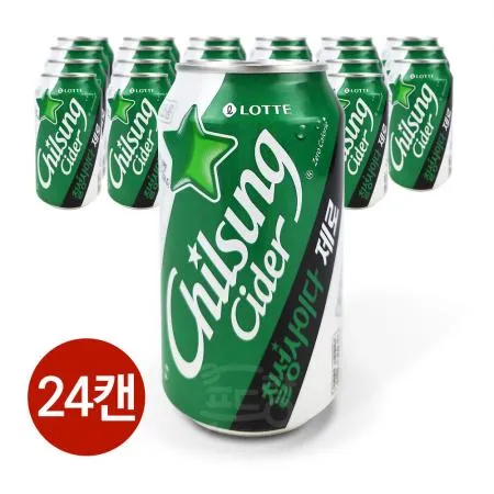 칠성사이다[제로,355ML*24] 이미지