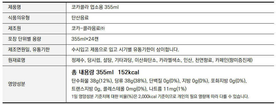 상품정보제공고시