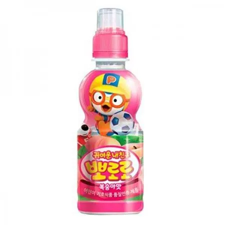 [무료배송] 뽀로로 음료수 복숭아맛 220ml 24개