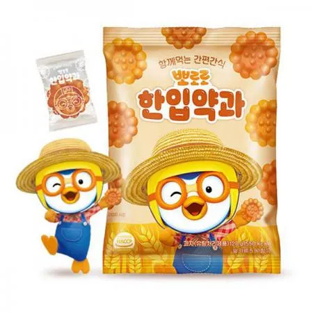 [무료배송] 뽀로로 한입약과 120g 20개 