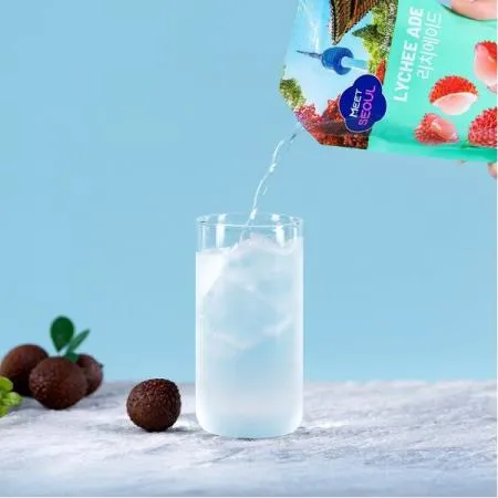 [무료배송] 믿서울 리치에이드 파우치음료 230ml 50개