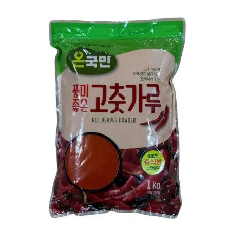 온국민 장용 매운맛 고춧가루 고운입자 중국산 1kg