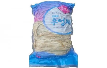 포에버 우엉채 진공포장 중국산 5mm 4kg 냉장