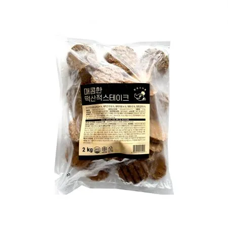 맘모스 매콤한 떡산적 스테이크 2kg 냉동 떡갈비 너비아니