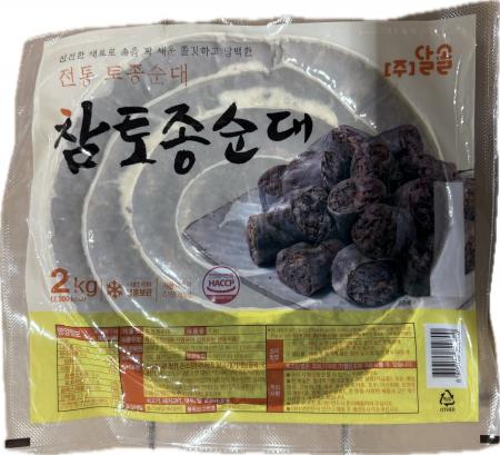 달솔 참토종순대 2kg 냉동 순대