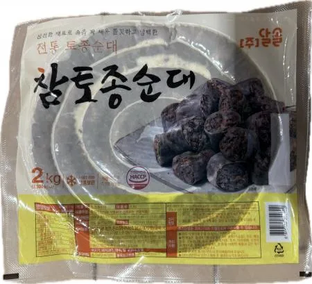 달솔 참토종순대 2kg 냉동 순대