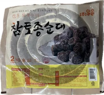 달솔 참토종순대 2kg 냉동