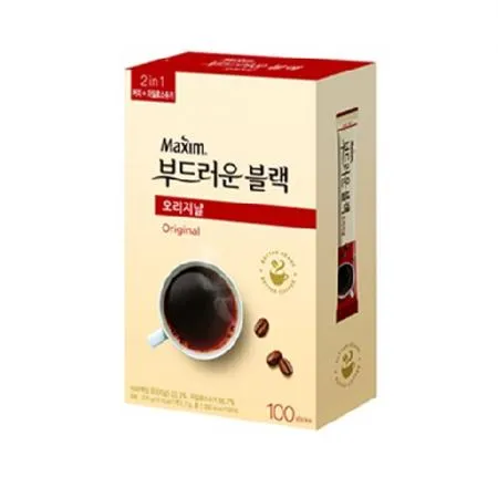 맥심 부드러운블랙 오리지날 100T