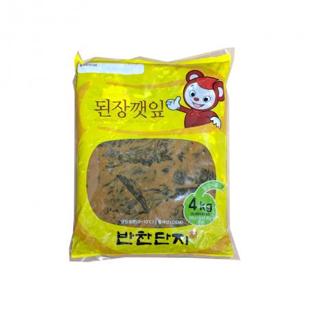 반찬단지 된장깻잎 4kg 냉장