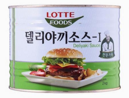 롯데 데리야끼소스 2kg 델리야끼