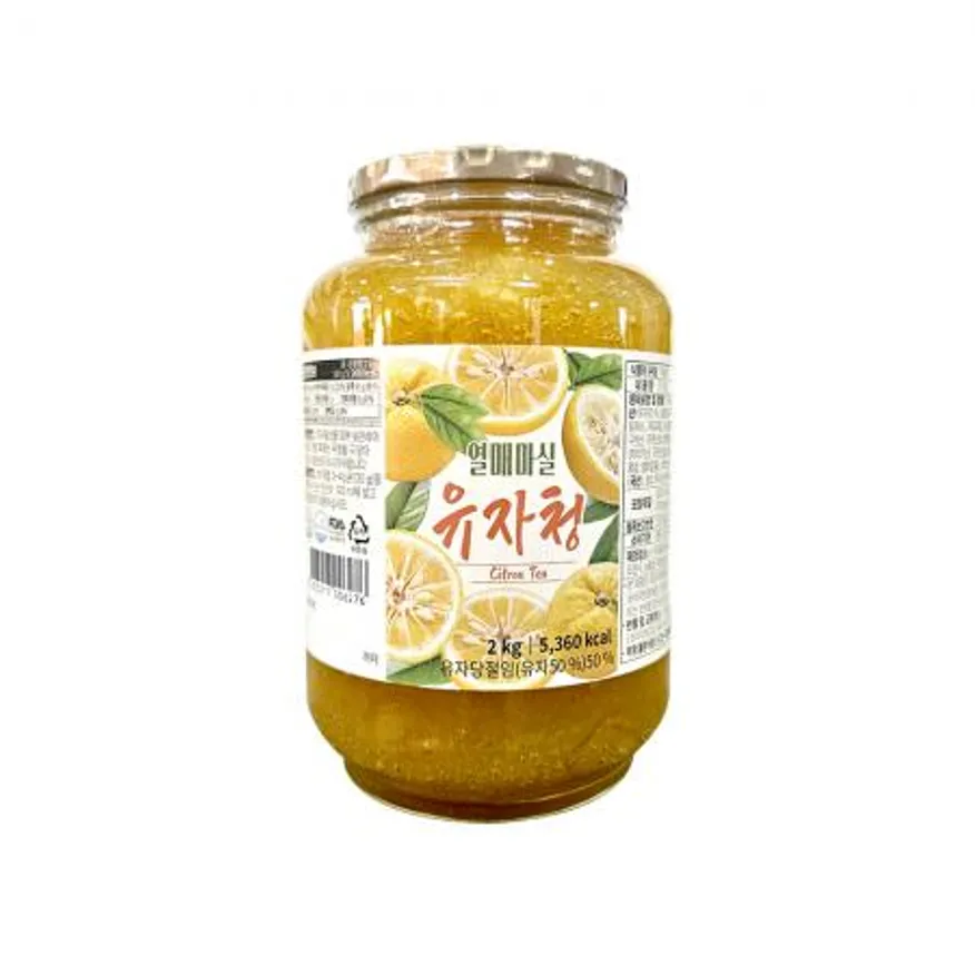 열매마실 유자청 2kg 유자차 이미지