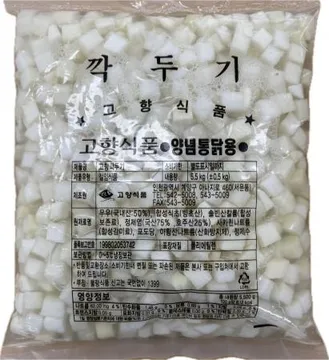 고향식품 치킨무 벌크 5.5kg 냉장