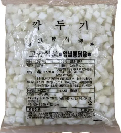 고향식품 치킨무 벌크 5.5kg 냉장