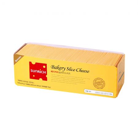 썬리취 베이커리 체다 슬라이스치즈 100매 1.8kg 냉장