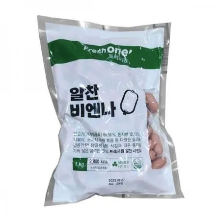 프레시원 비엔나 소시지 1kg 냉장