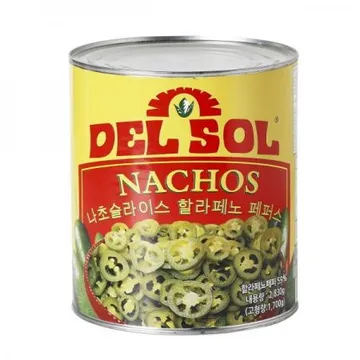 델솔 할라피뇨 슬라이스 2.8kg 고추피클