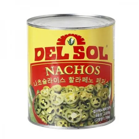 델솔 할라피뇨 슬라이스 2.8kg 고추피클