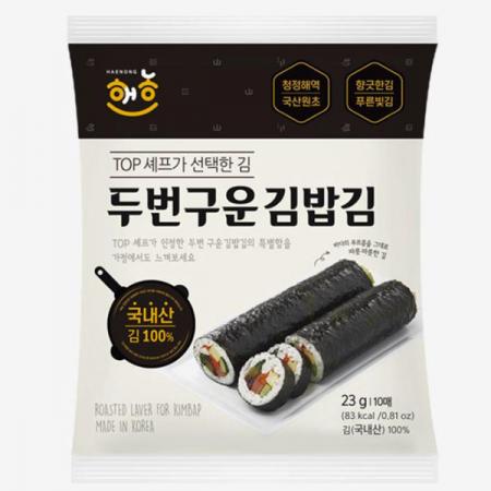 해농 두번구운 김밥김 10매