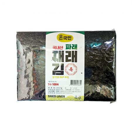 온국민 파래재래김 100매