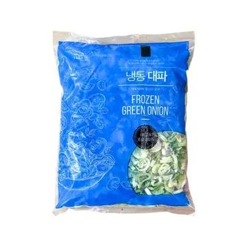 냉동 대파 슬라이스 중국산 1kg