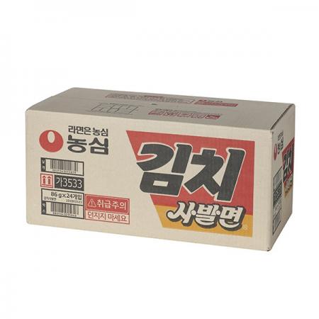 농심 김치사발면 86gX24개입