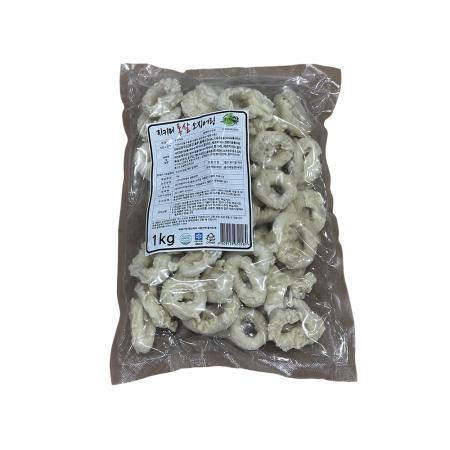 지키미 통살 오징어링 1kg 냉동