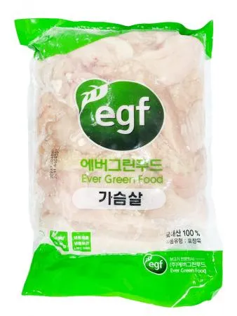 닭가슴살 국내산 2kg(130±10g 덩어리/껍질제거) 냉동