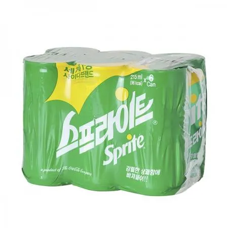 스프라이트캔215mlX6캔
