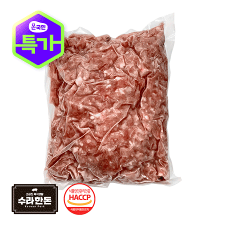 돼지고기 민찌 다짐육 1kg 냉동