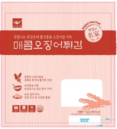 ❤️초특가❤️사옹원 매콤 오징어튀김 1kg 냉동