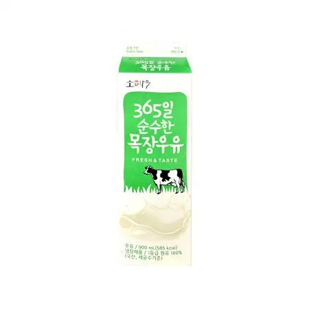 소와나무 365일 순수한 목장 우유 900ml
