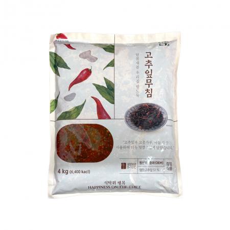 반찬단지 고추잎무침 4kg 냉장