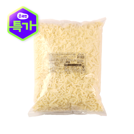 ❤️초특가❤️빙그레 소프트랩 모짜렐라 피자치즈 2.5kg 냉장