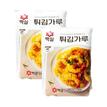 ★묶음기획★[2kgX2봉] 백설 튀김가루 2kg