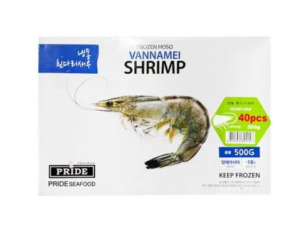 통새우 바나메이 40미 500g 냉동
