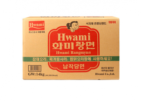 화미 랑면 납작당면 14kg 넙적당면 벌크