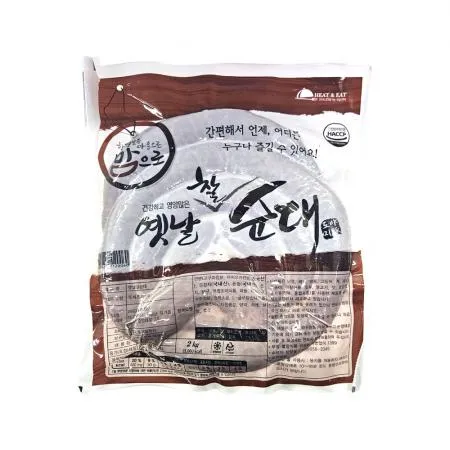 도야지 옛날 찰순대 2kg 냉장
