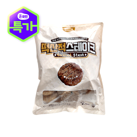 맘모스 떡산적 스테이크 2kg 냉동