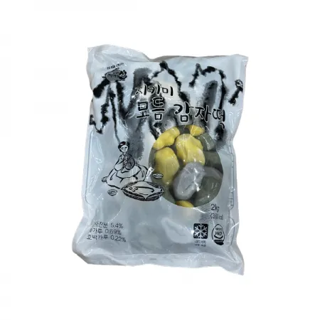 지키미 모듬감자떡 2kg 냉동[소비기한12월1일]