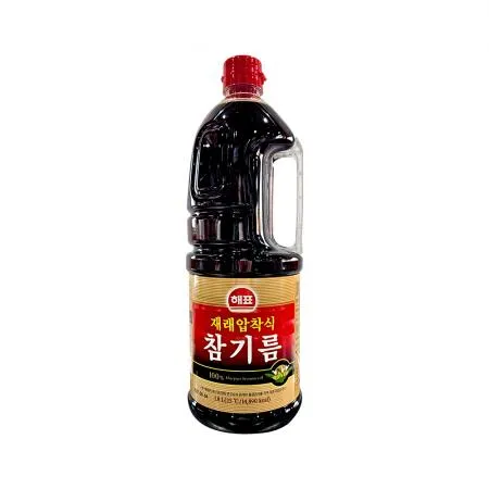 ♥첫구매♥해표 재래압착식 참기름 1.8L
