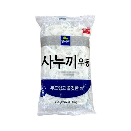 면사랑 사누끼우동 1인 230g 냉동 부드럽고 쫄깃한맛