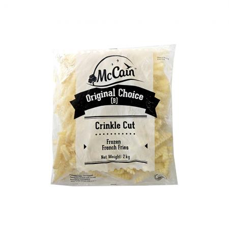 맥케인 크링클컷 B 중국산 2Kg 냉동 감자튀김