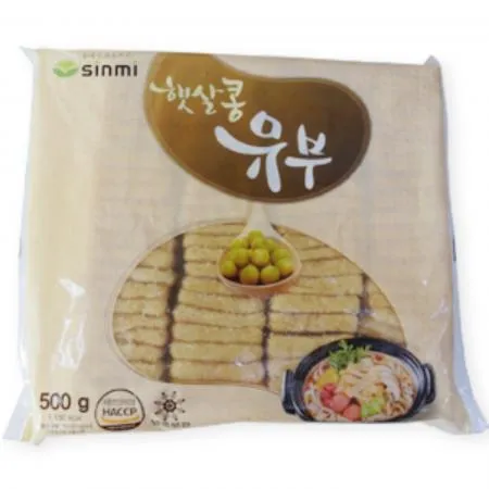 신미 유부 6X6cm 500g 냉동