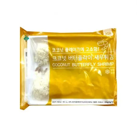 코코넛 버터플라이 새우튀김 200g 냉동