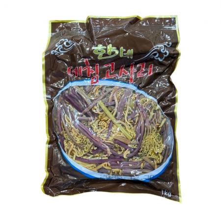 데친 고사리 1kg 데침 삶은